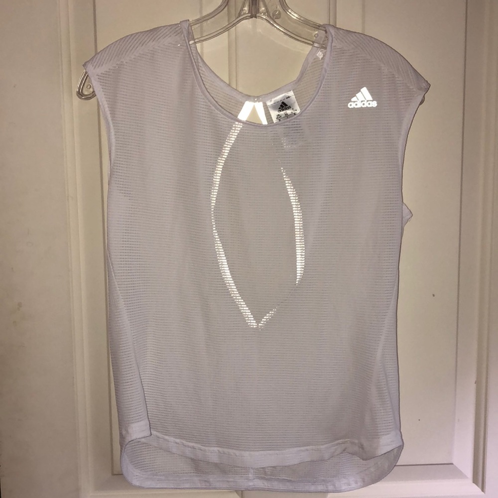 Adidas reflective athletic tank top , never worn
